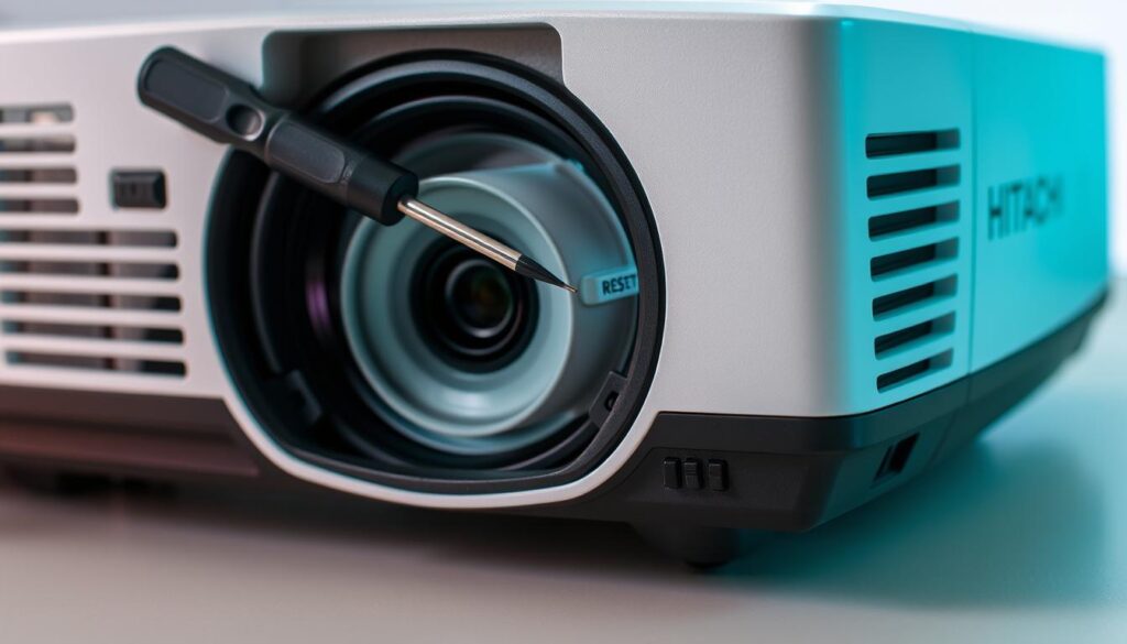Hitachi Projector Filter Reset Guide